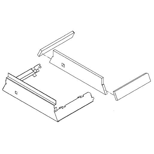 Bosch / Buderus Rahmen für Unterdruckkammer 7099130