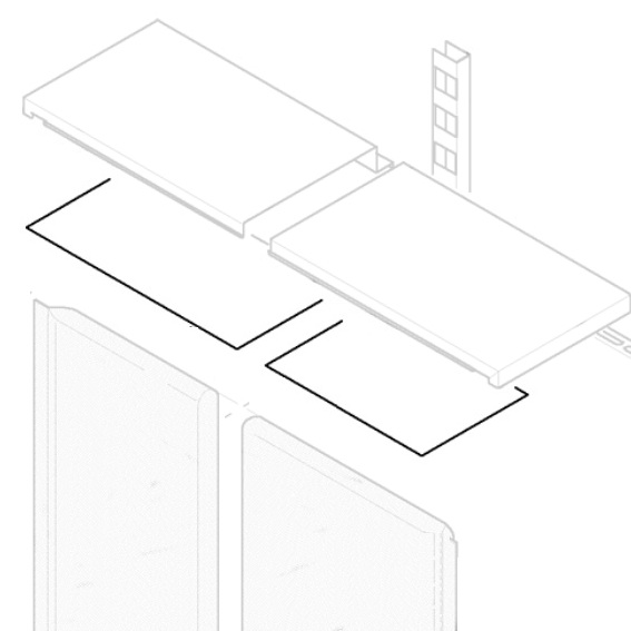 Vaillant Abdeckblech 1120x138x05 für Elektro-Speicherheizgeräte VSF 420/3 EL VSF 420/4 EL 545662