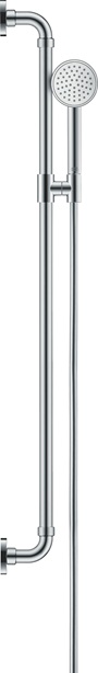 Hansgrohe Brauseset 900m AXOR Showers/Front mit Handbrause 85 1jet EcoSmart, Chrom 26023000