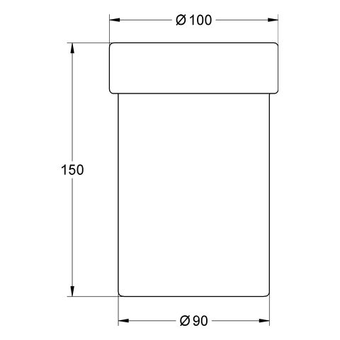 Grohe Ersatzglas für Toilettenbürstengarnitur 40265000