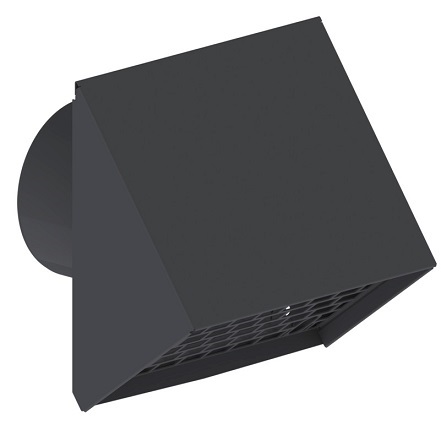 Kermi x-well Wetterschutzgitter NW 160, Aluminium, anthrazit RAL7016 Y2401160012K