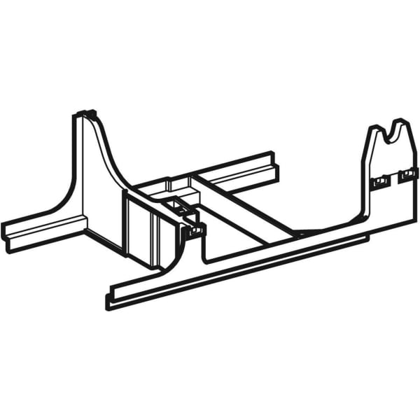 Geberit Konsole zu AP-Spülkasten AP123 889.853.00.1