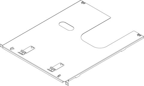Bosch / Buderus Blende Gerät oben 87186675620