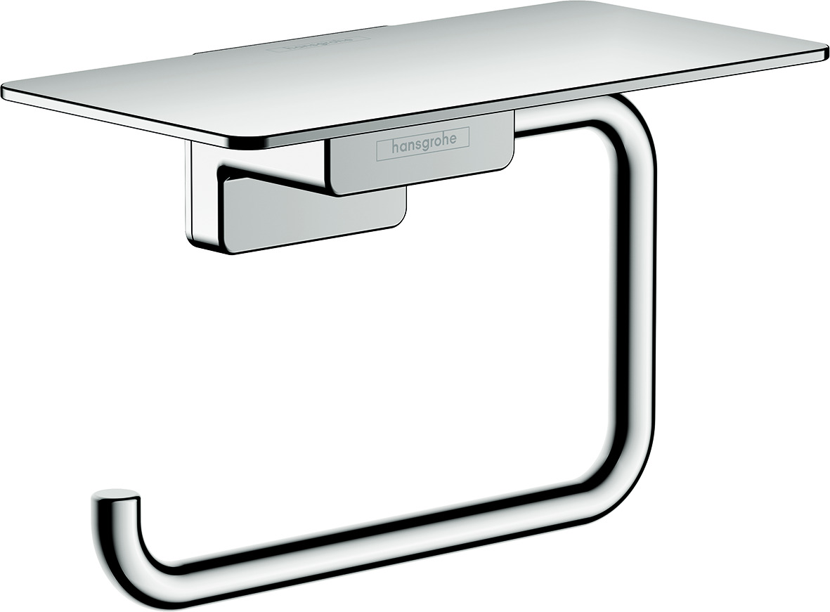 Hansgrohe Papierrollenhalter mit Ablage AddStoris chrom 41772000