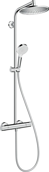 Hansgrohe Showerpipe Crometta S 240 EcoSmart chrom 27268000