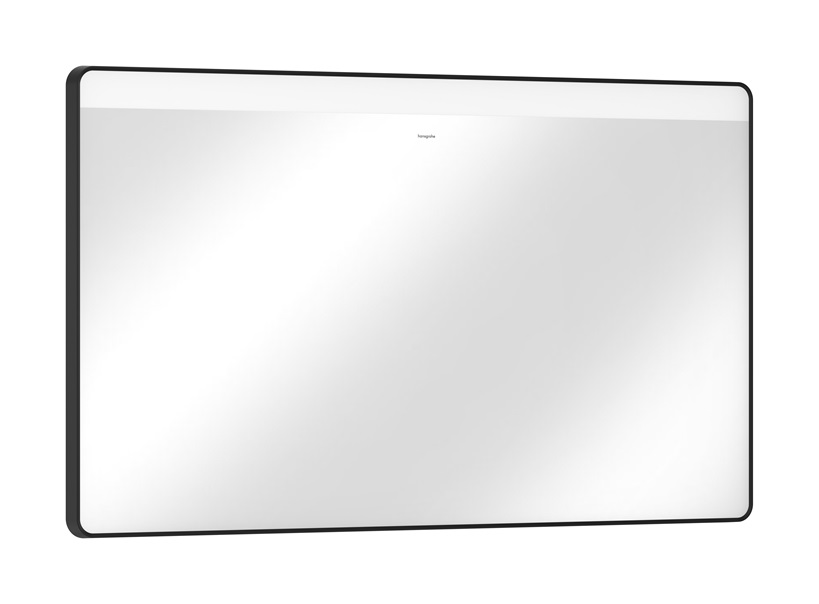 Hansgrohe Spiegel Xarita Lite Q 1200/30 mit horizontaler LED Beleuchtung Wandschalter schwarzmatt 54960670