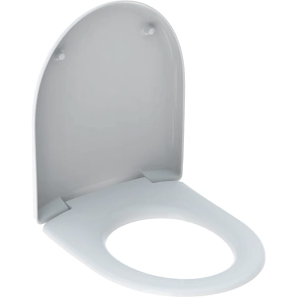 Geberit 4U WC-Sitz, weiß Scharniere verchromt mit Absenkautomatik 574410000