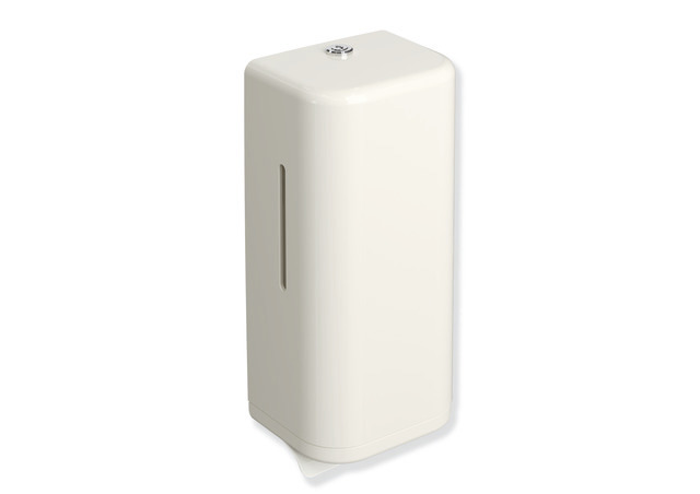 HEWI Seifenspender, Korpus und Hebel reinweiß, Rahmenelement matt, 600ml, reinweiß 477.06B10199 99
