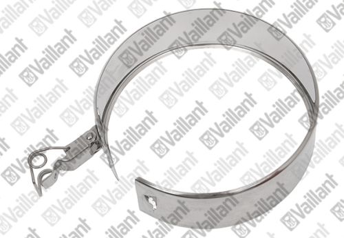 Vaillant Schelle 125x30 (Edelstahl) für Zub. 0020042749/51/53/54/55, 0020042907 0020059481