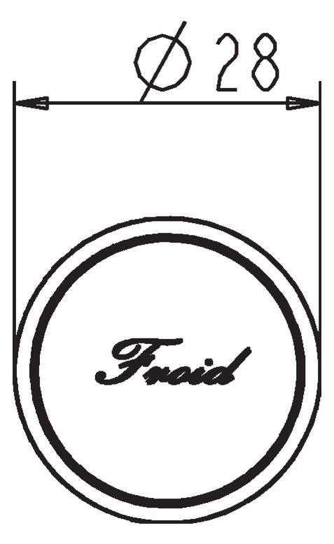 Ideal Standard JADO Zierkappe Froid Retro für Varianten, mit Kreuzgriffen, edelmessing H960518A9