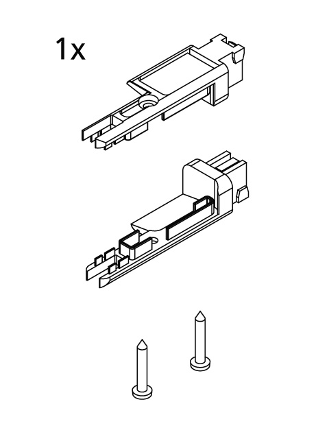 Kermi Set Eckverbinder für Seitenwand beweglich, geteilt beweglich und verkürzt beweglich weiß 2534207