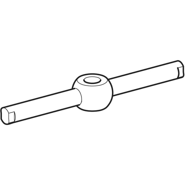 Geberit Flügelmutter für Rost verschraubbar für Bodenbeläge aus PVC 244.480.00.1