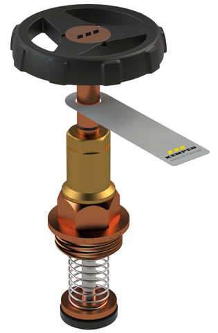Kemper KRV-Oberteil absperrbar mit RV, RG EPDM-Sitzdichtung DN50 E010116001050KP