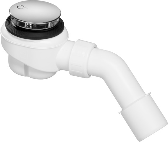 Viega Ablaufgarnitur Domoplex 6928 in 75mm x DN40/50 Kunststoff verchromt 126582
