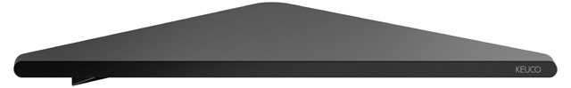 Keuco Eckduschablage Aveno, schwarz matt 14657370000