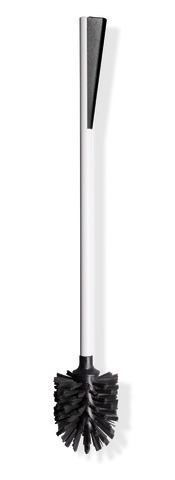 HEWI WC-Bürste System 800 K, weiß, Griffstück farbig, mit wechselbarem Bürstenkopf, anthrazitgrau 800.20.01099 92