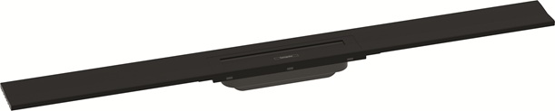 Hansgrohe RainDrain Flex Duschrinne 900mm kürzbar, Fertigset für Wandmontage schwarzmatt 56052670