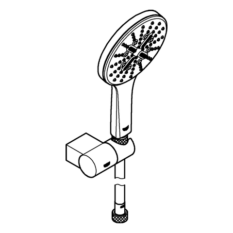 Grohe Wandhalterset RSH 130 SmartActive 9,5l Wandhalter verstellbar chrom 26580000