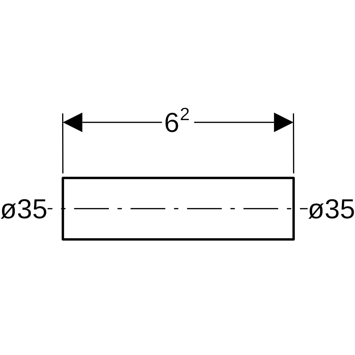 Geberit Mapress C-Stahl Rohrnippel außen verzinkt d35 22054