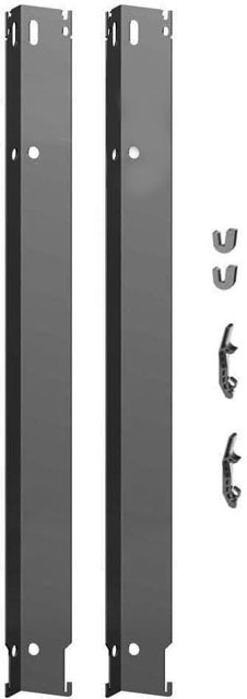 Kermi Wandkonsolen-Set lang für Verteo Bauhöhe 2400mm, weiß ZB02610005
