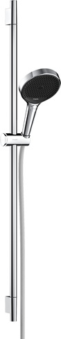 Hansgrohe Brauseset Rainfinity 130 3jet EcoSmart Unica S Puro 900mm Push Schieber chrom 28744000