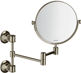 Hansgrohe Rasierspiegel Axor Montreux ausziehbar polished nickel 42090830