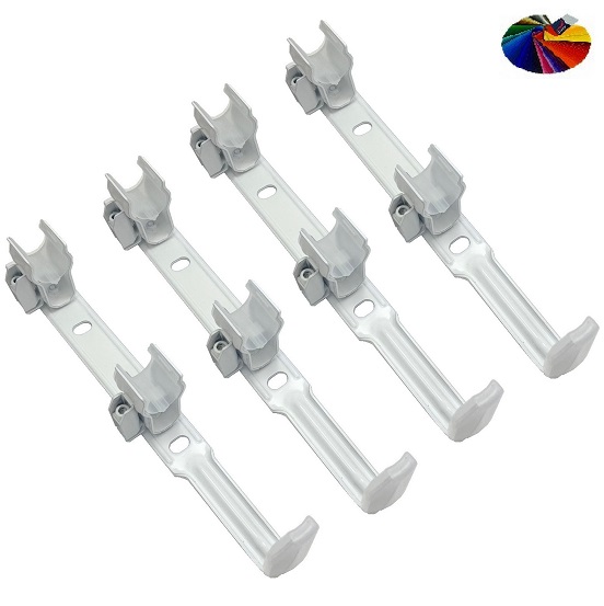 Zehnder Set SMB Wandkonsole, Sonderlack, 4xSMB 75 für Charleston-Heizkörper-Höhe 680 bis 1000mm 173759