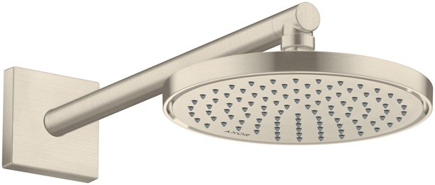 Hansgrohe Brausearm DN15 390mm eckig Axor ShowerSolutions brushed nickel 26436820