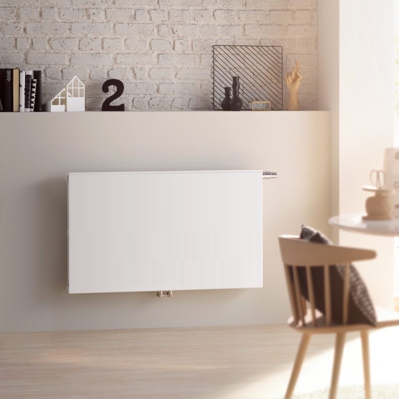 Kermi x2 Heizkörper Plan Vplus Typ 22 H: 60,5 L: 120,5cm weiß, rechts PTP220601201R1K