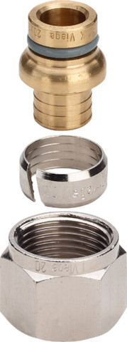 Viega Klemmringverschraubung für Verbundrohr 1022 in 18x2mm 108045