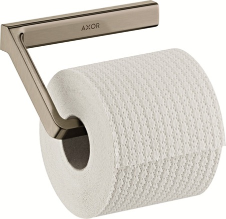 Hansgrohe Papierrollenhalter Axor Universal Softsquare brushed nickel ohne Deckel 42846820