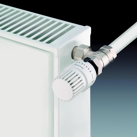 Oventrop Thermostat "vindo TH" 7-28 C, 0 * 1-5, Flüssig-Fühler, weiß 1013066