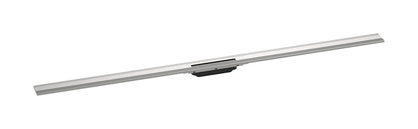 Hansgrohe Duschrinne Fertigset RainDrain Flex 1600mm kürzbar für Wandmontage gebürstet edelstahl 56262800