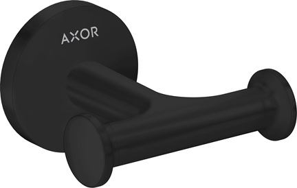 Hansgrohe Handtuchhaken doppelt Axor Universal Circular mattschwarz 42812670
