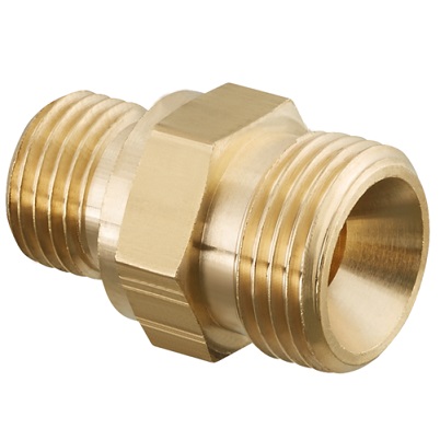 Oventrop Doppelnippel "Ofix-Oil" 3/8"AG x 3/8"AG, beiderseits Innenkonus 2080051