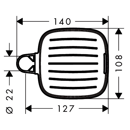 Hansgrohe Seifenschale Cassetta E 26519000