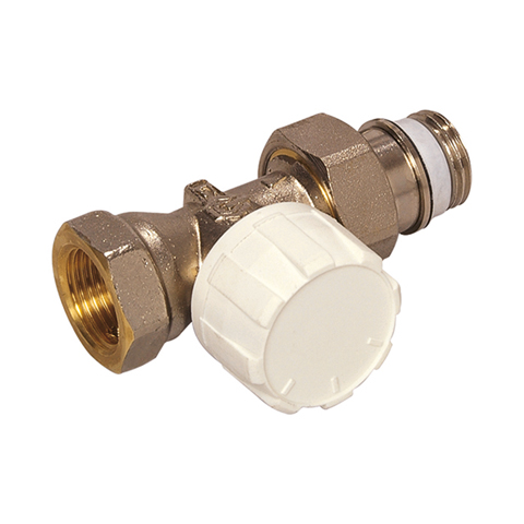 Flamco Thermostatventil Durchgang kurz DN20 mit Voreinstellung, Rp3/4 x G3/4a, M30x1,5 F34013