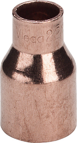 Viega Absatznippel 95243 in 10mm Außenlötende x 6mm Kupfer 124540