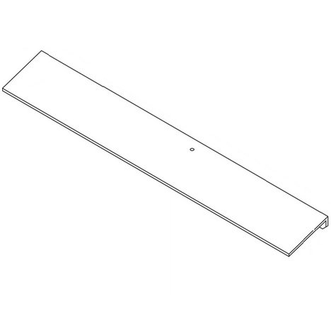 Bosch / Buderus Luftleitblech 338mm lang AE124X 5181296