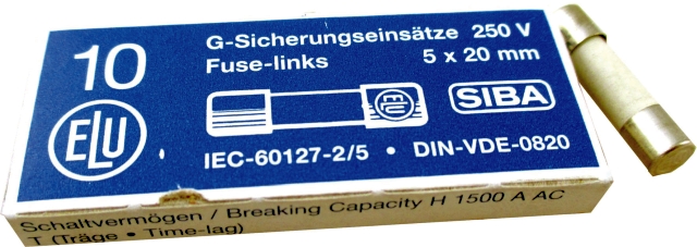 Wolf Feinsicherung 6,3A Träge 250V 5x20mm, für BWL-1 ab 05/2010 274570299