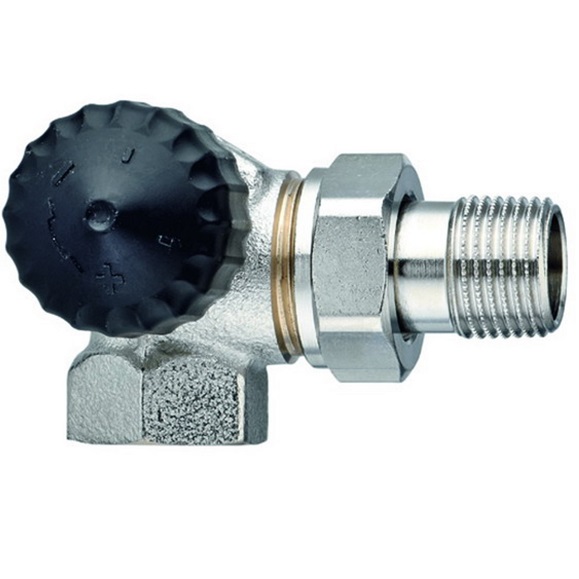 Heimeier Thermostatventil Winkeleck/links 1/2" Standard DN15 (1/2")  Anschluss am Heizkörper links 2311-02.000