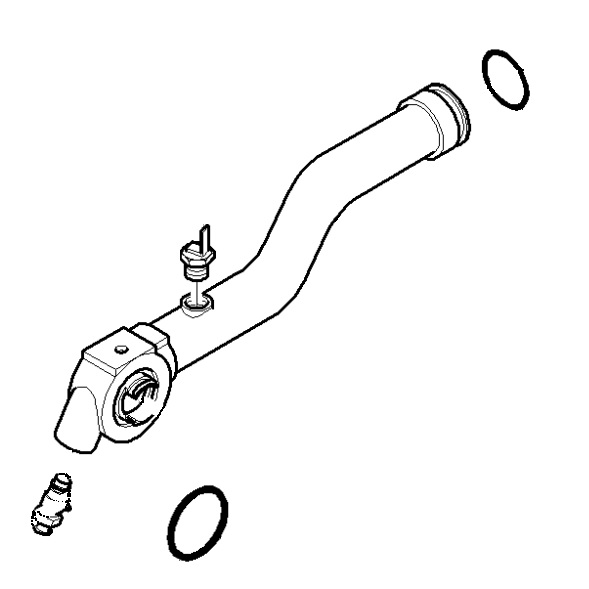 Vaillant Rohr für Gas-Wandheizgerät VC 255 E VC 255/2 E 019130