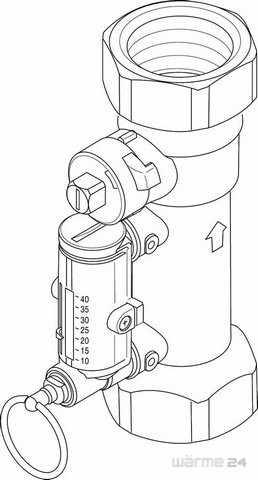 Bosch / Buderus Durchflussmesser 30-120 l/min 87185320690