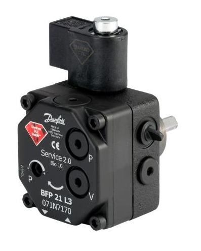 Danfoss Ölbrennerpumpe BFP LE21 L3 Düsenanschluss links, Drehrichtung links,16 l/h 071N3119