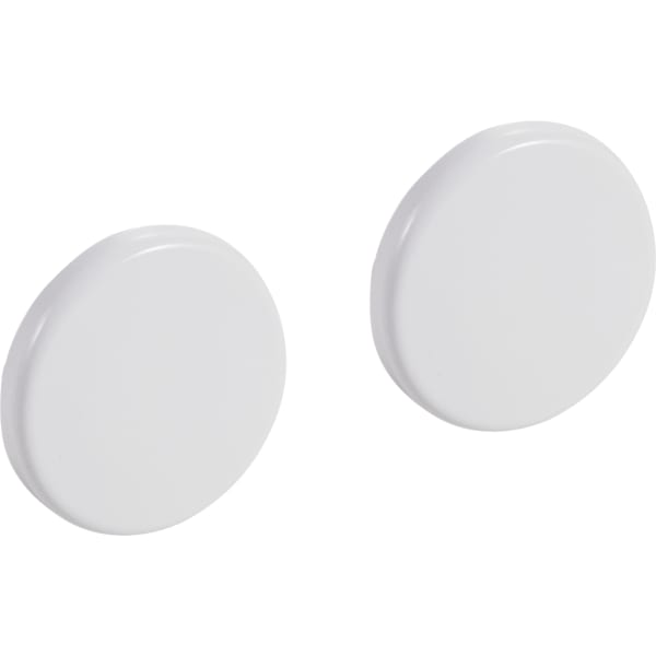 Geberit Set Deckkappen für Befestigungsset für Urinal, Kerafix, weiß 596403000