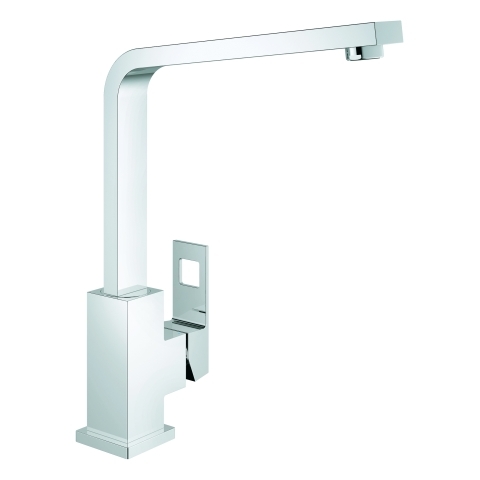 Grohe Eurocube Einhebel-Spültischbatterie chrom Temperaturbegrenzer, Ausladung 202mm 31255000
