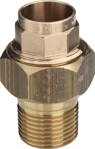 Viega Rohrverschraubung Rotguss 94331G flachdichtend in 35mm x R1 1/4 220839