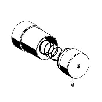 Schell Betätigungsknopf LINUS D-SC-T für UP-Dusche, Thermostat, chrom 295230699