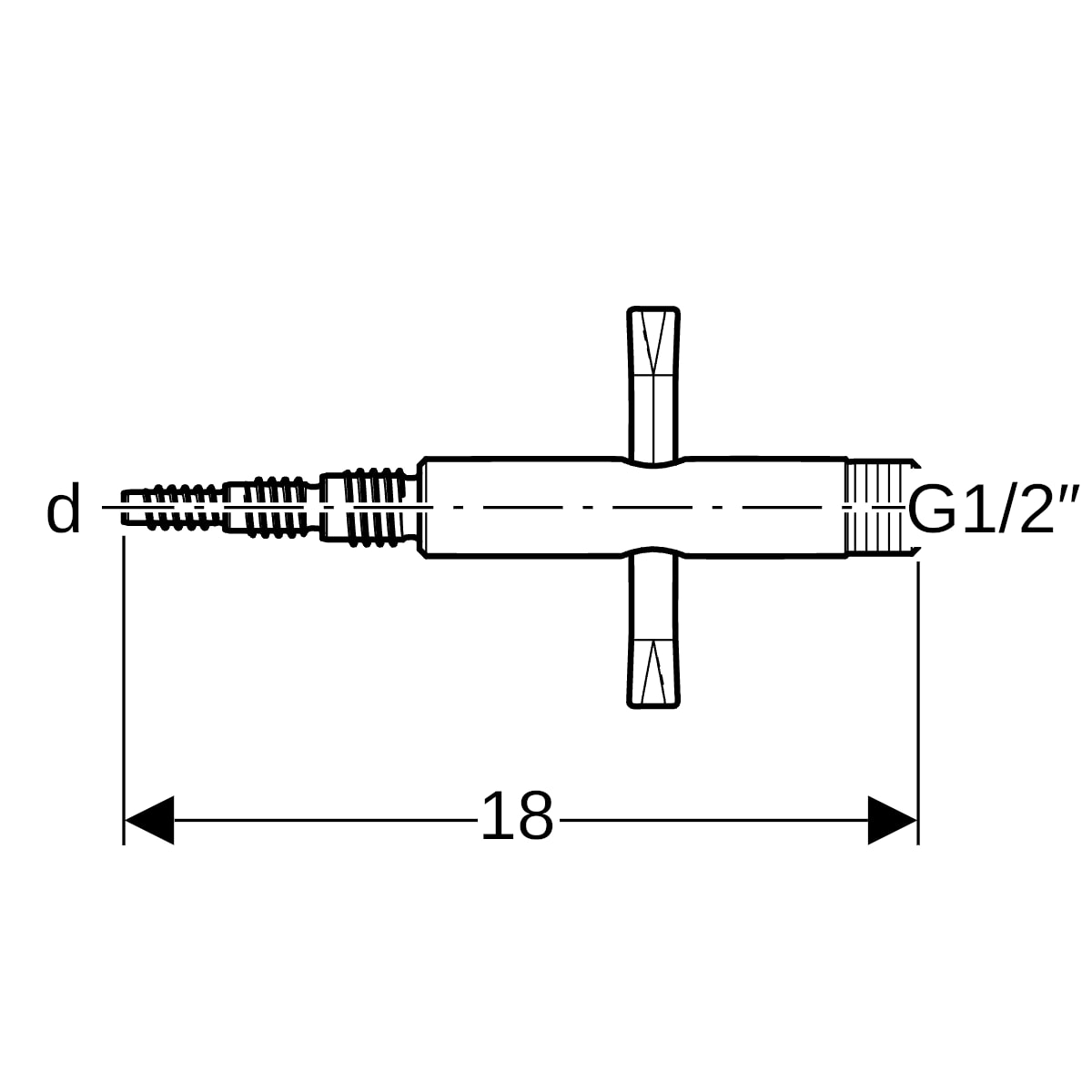 Geberit PushFit Rohrzieher d14/16/20 L=18cm 650.923.00.2