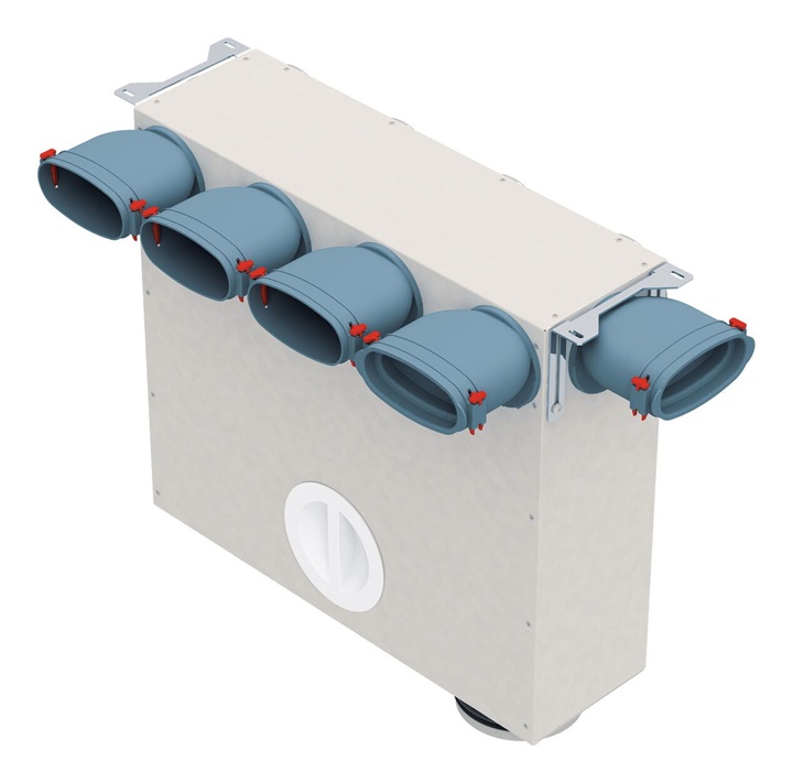 Helios FRS-MVK 4+1-51/125 Multi-Verteilerkasten 5xOval 51, 2 x DN 125 03841